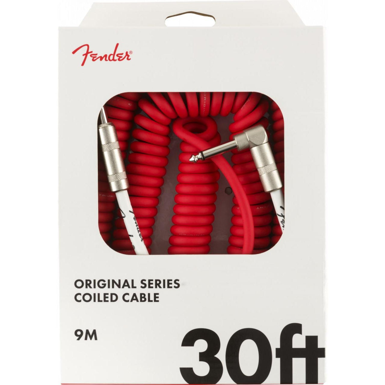 cable fender p/guitarra 9 mts original coil fiesta red, 0990823005
