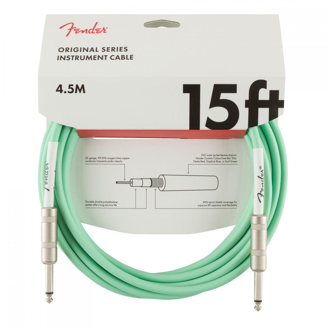 Cable Fender Original Series Para Instrumento 4.5 mts 0990515058