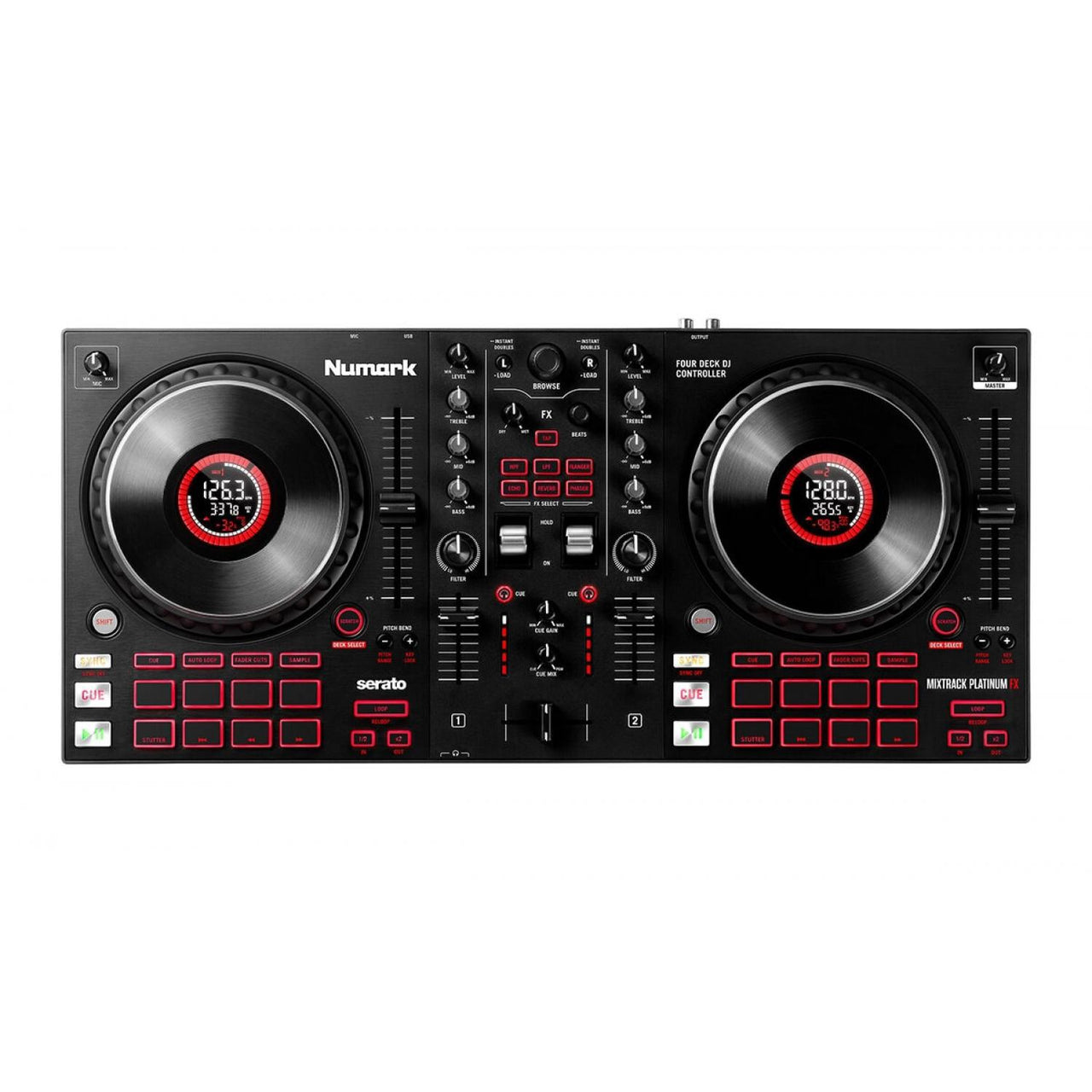 Controlador Numark De Dj 2 Canales, Mixtrack Platinum Fx