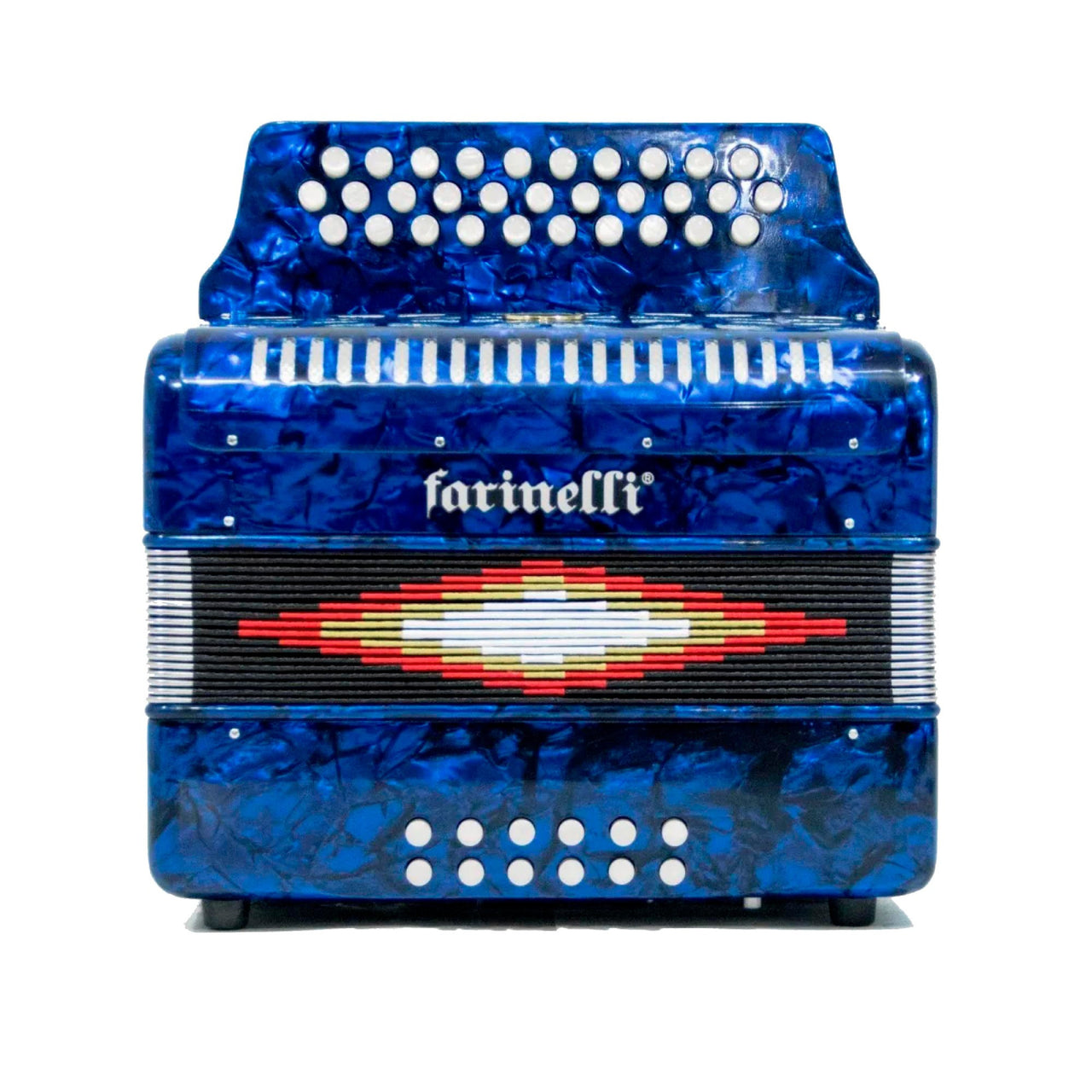 Acordeon Botones Farinelli Azul 3012 Fa, 3012faa