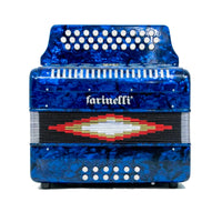 Thumbnail for Acordeon Botones Farinelli Azul 3012 Fa, 3012faa