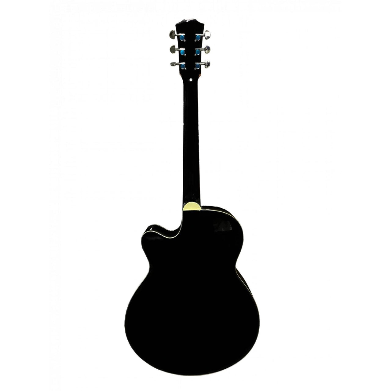 Guitarra Washburn  Wa45cepakblk Electroacustica  Negro Con Funda