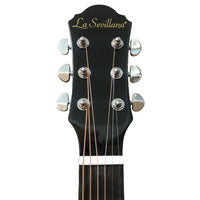 Thumbnail for Guitarra Electroacustica La Sevillana Tx-200ceqblk Tipo Texana Negro