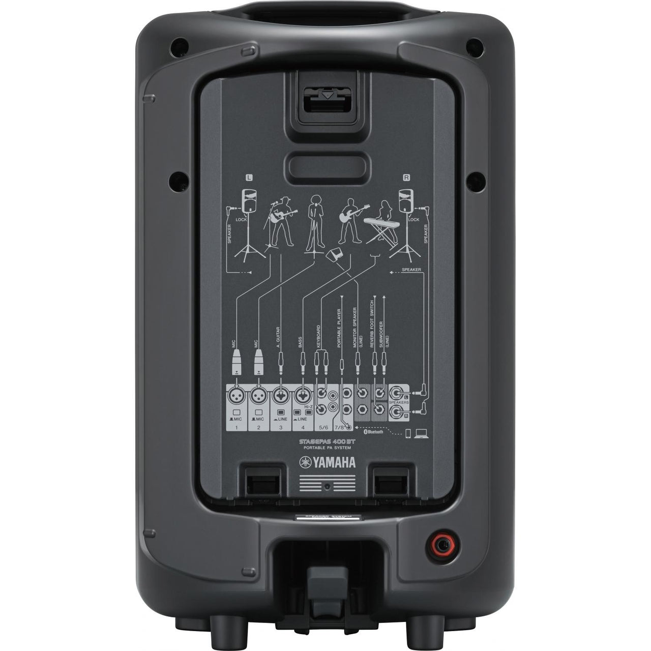 Sistema De Audio Portatil Yamaha C/Bluetooth Y Microfono, Stgps400bt 
