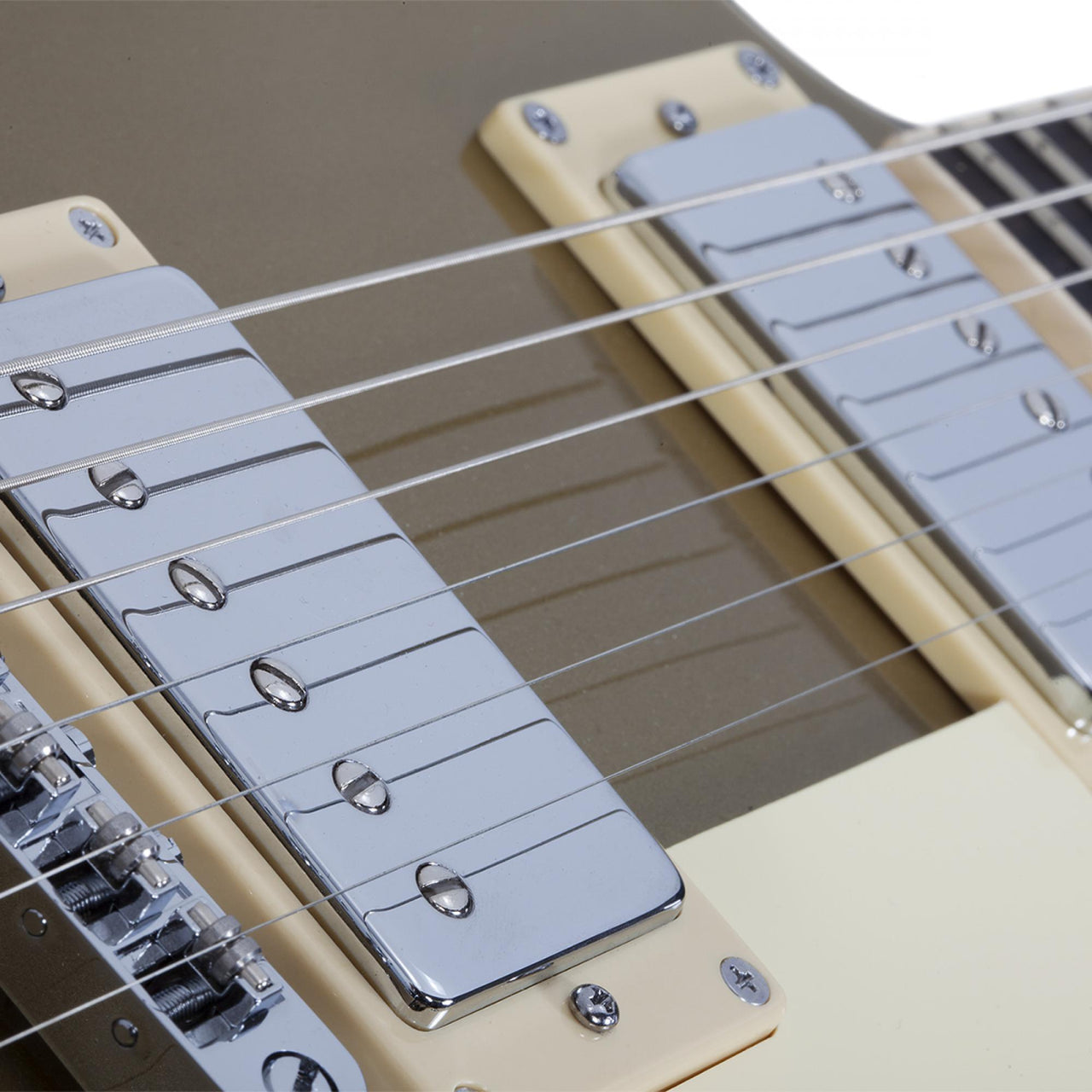 Guitarra Electrica Schecter Corsair Gold Top Semi Solida