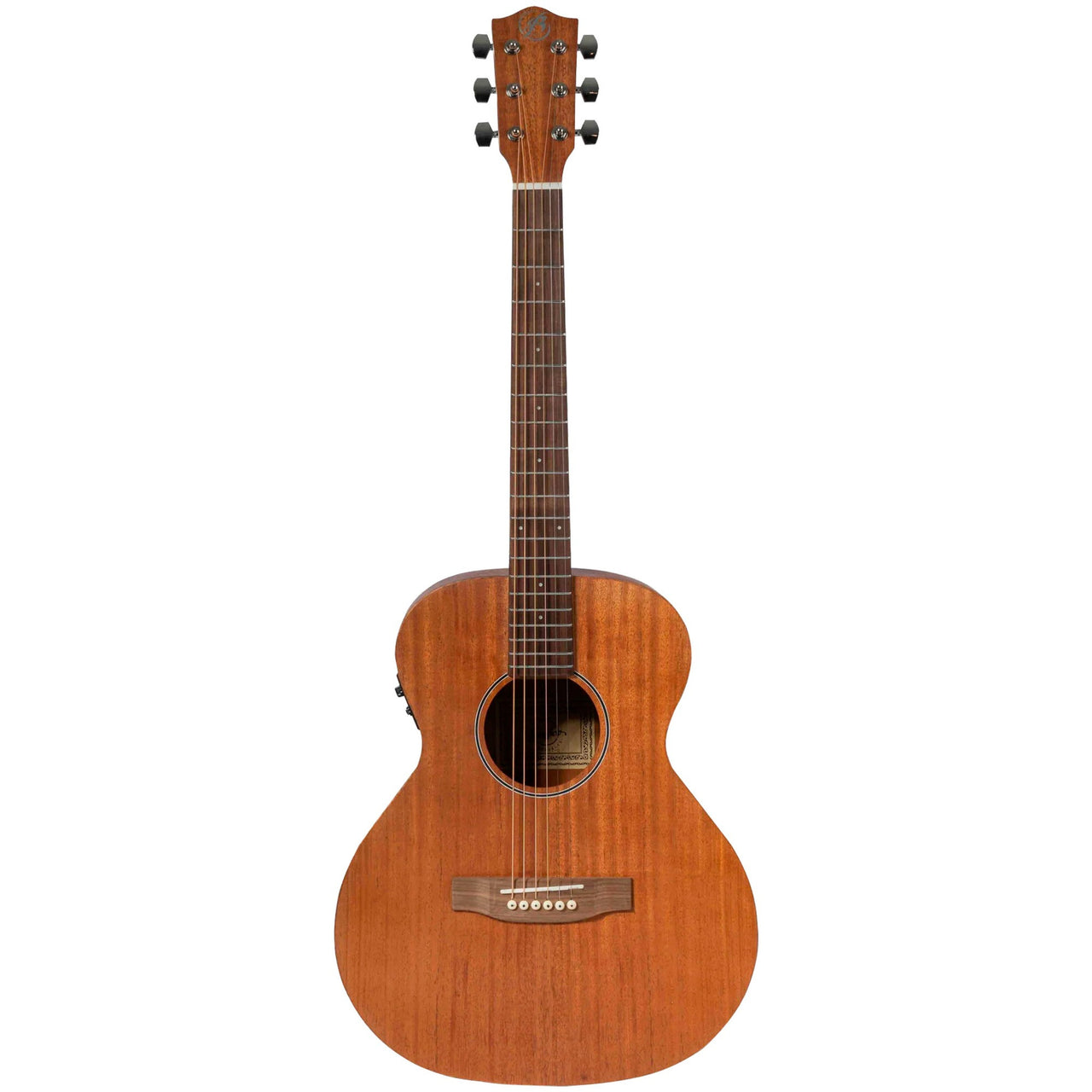 Guitarra Electroacustica Bamboo Ga-38-maho-st-q Mahogany 38 Pulgadas Con Funda