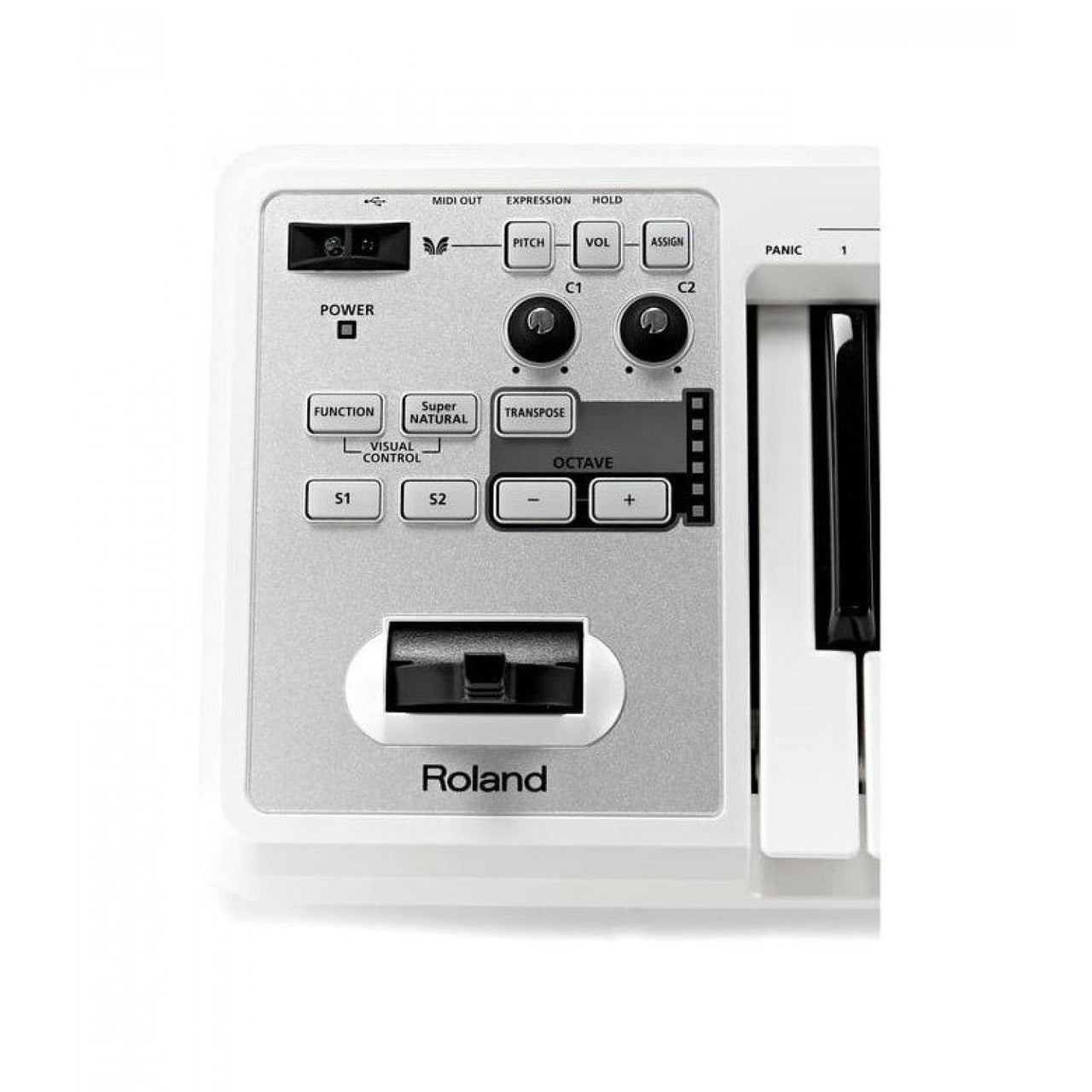 Controlador Midi Roland De 49 Teclas Pc/mac Usb Blanco, A-49wh