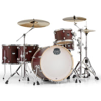 Thumbnail for Bateria Mapex 6 Pzas Bloodwood Hardware Cromo C/banco, Ma528sf-6pch-rw