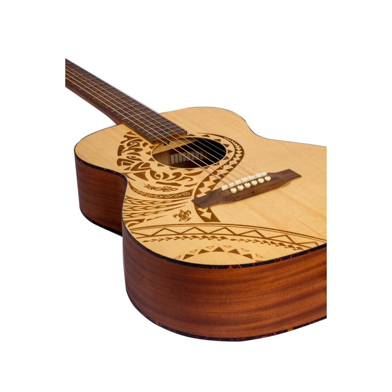 Guitarra Bamboo Ga-38-pacifica Acustica 38 Pulgadas Con Funda