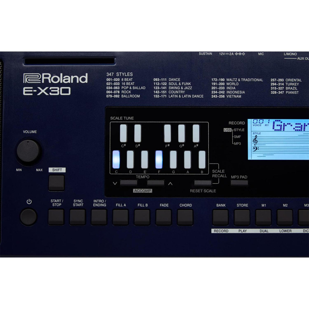 Teclado Roland Ex30 Arreglista Arranger Teclado Electronico 61 Teclas