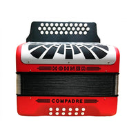 Thumbnail for Acordeon Hohner A48441 Compadre 31 Botones 12 Bajos Fa-sib-mib Rojo