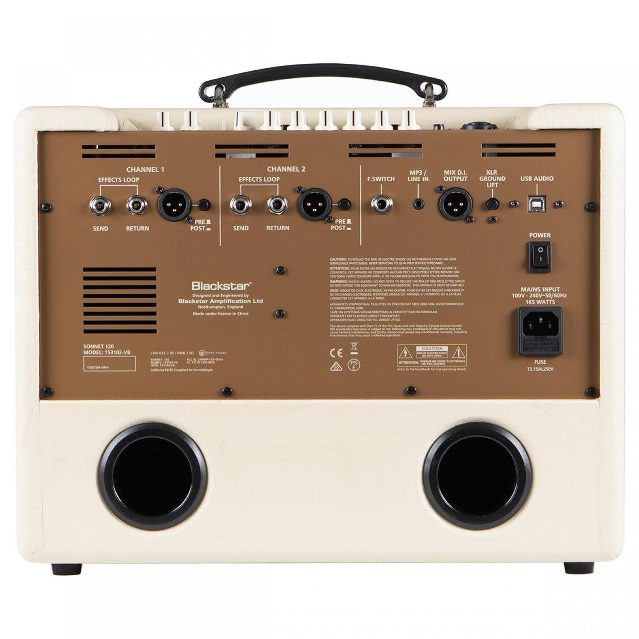 Amplificador Combo Blackstar Para Guitarra Acustica Sonnet 120