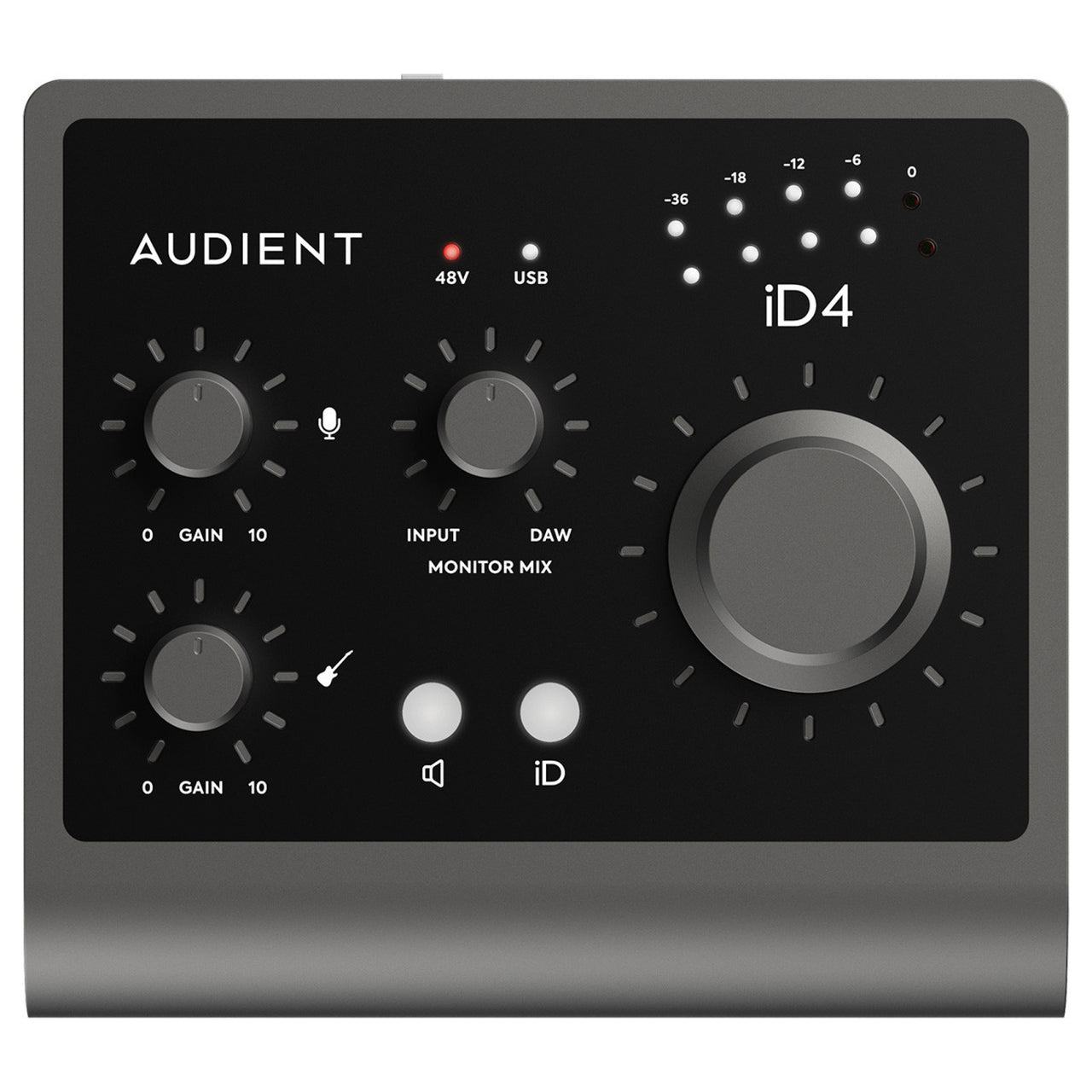 Interfaz Audient Mkii id4 Diseño metal rendimiento de audio