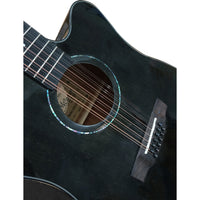 Thumbnail for Guitarra Electroacustica Mc Cartney Cd-6012-bk Negra 12 Cuerdas