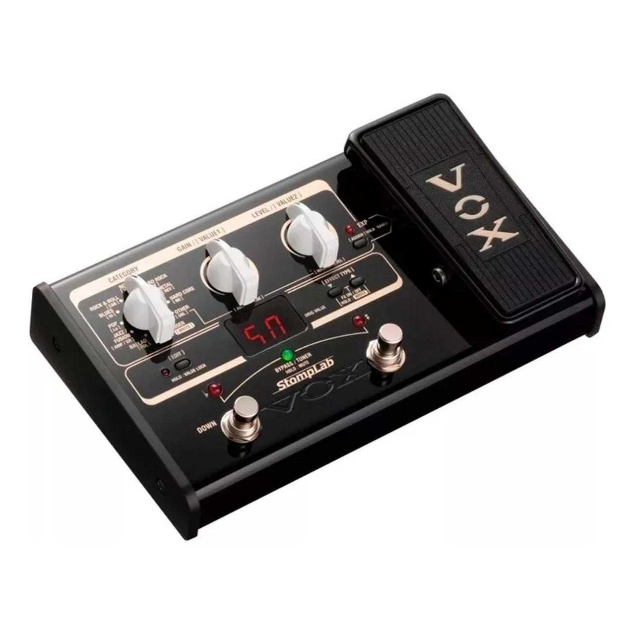 Pedalera Vox Stomplab 2g Sl 2g Para Guitarra 104 Efectos