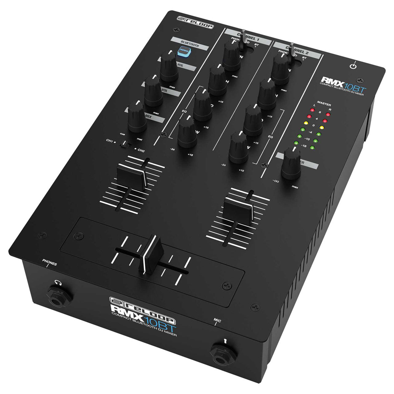 Mezcladora Reloop, Rmx-10 Bt DJ bluetooth de 2 canales