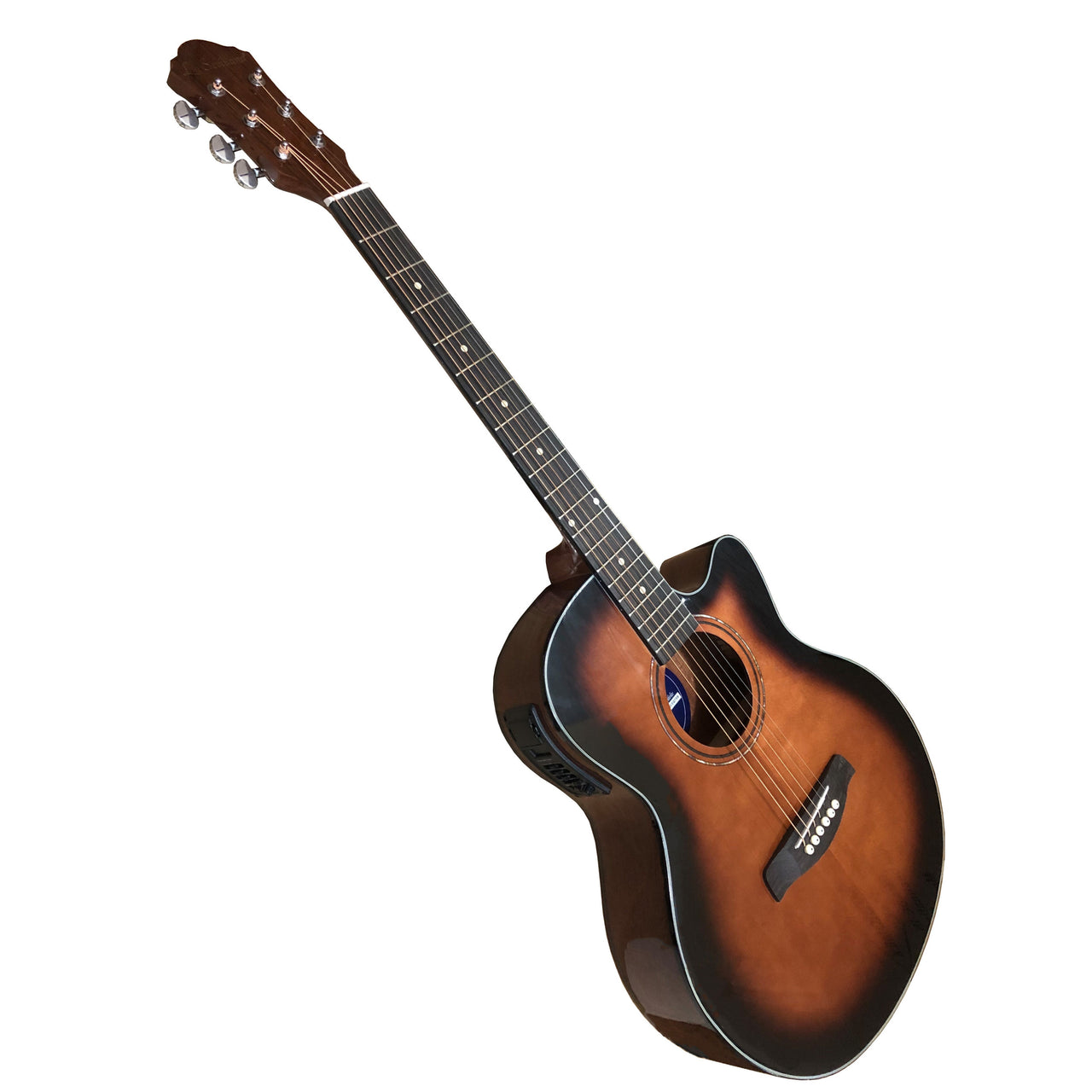 Guitarra Electroacustica Fo-300ceq Tsb La Sevillana Sombreada