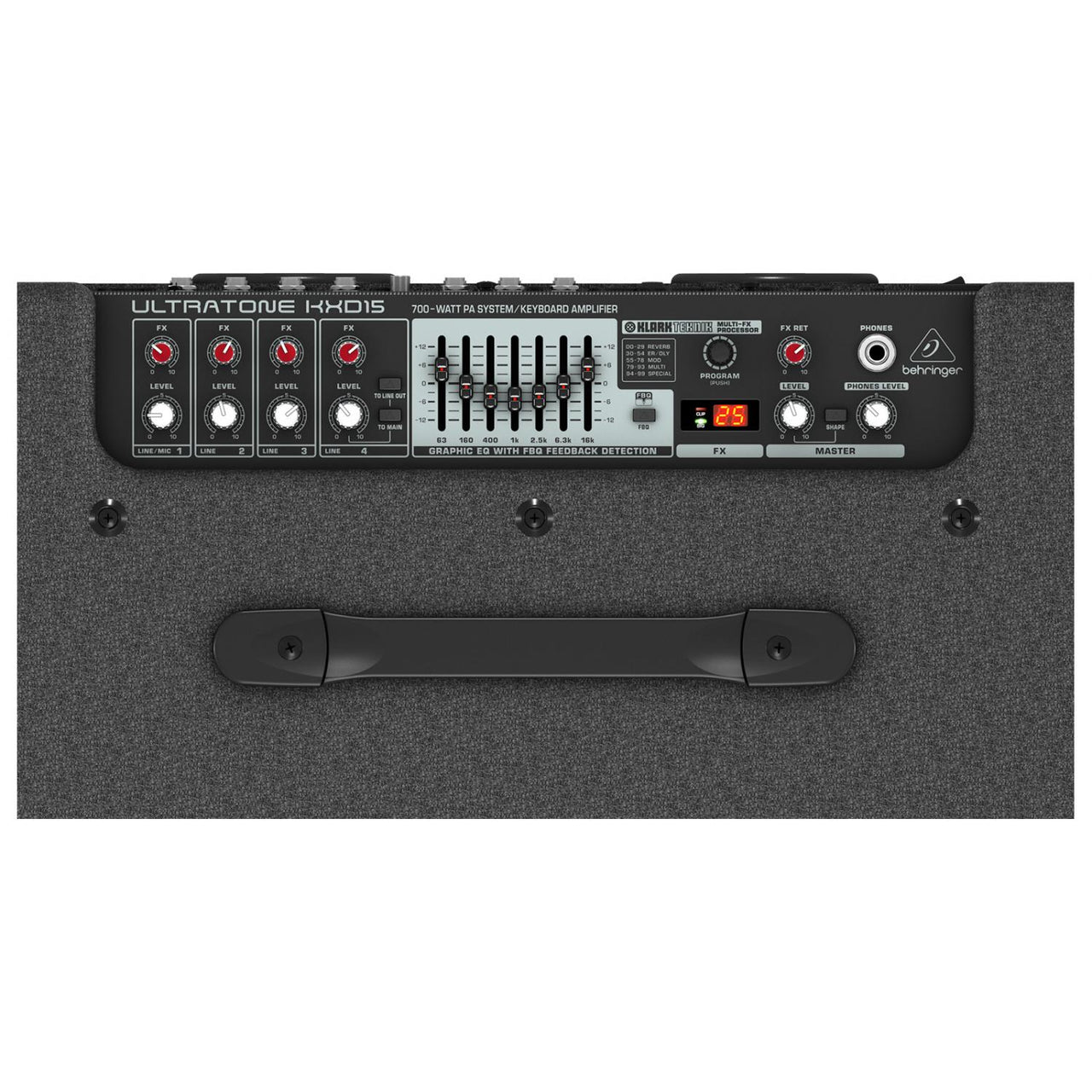 Amplificador Behringer Kxd15 para teclado Combo 15 pulgadas