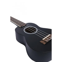 Thumbnail for Ukulele Soprano Negro Ukelele Bamboo Bu-21ln-bk Uculele Estudio Con Funda