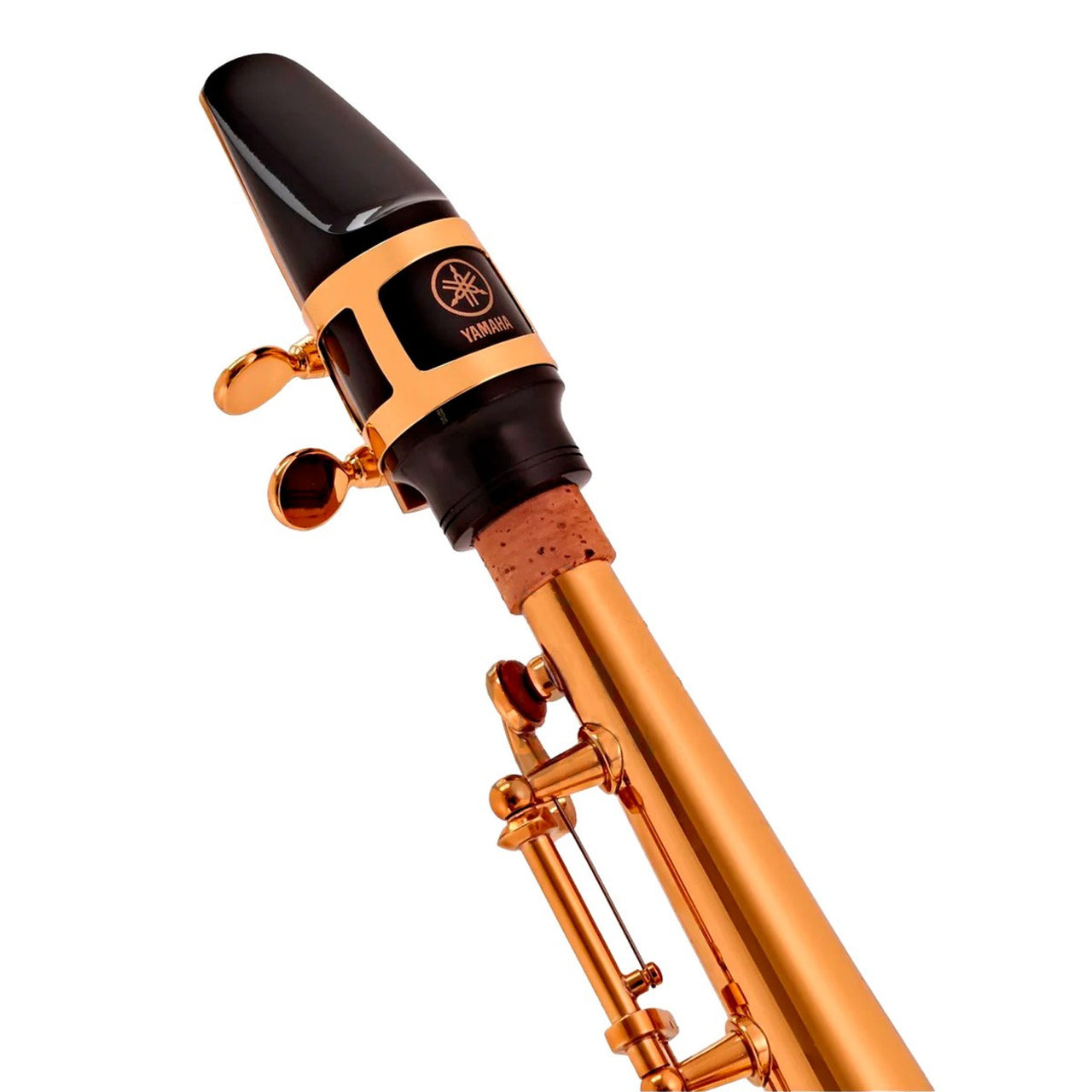 Saxofon Soprano Yamaha Intermedio C/Llave De Fa# Y Fa Frontal,Yss475ii