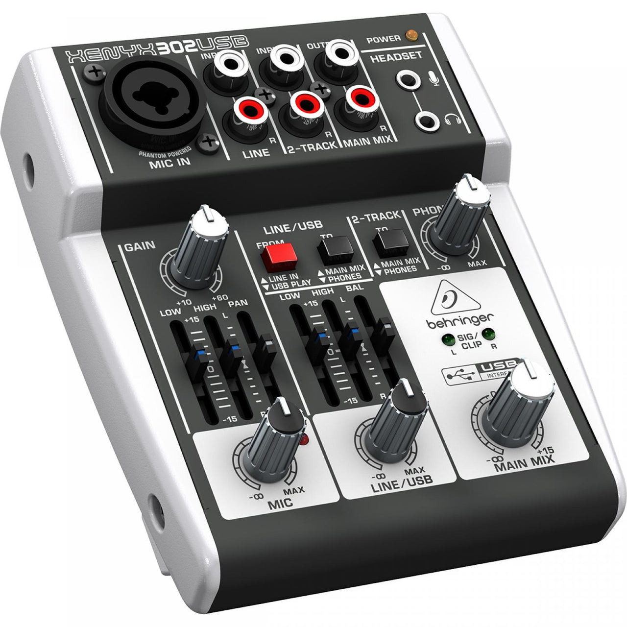 Mezcladora Behringer C/interfase, Xenyx302usb