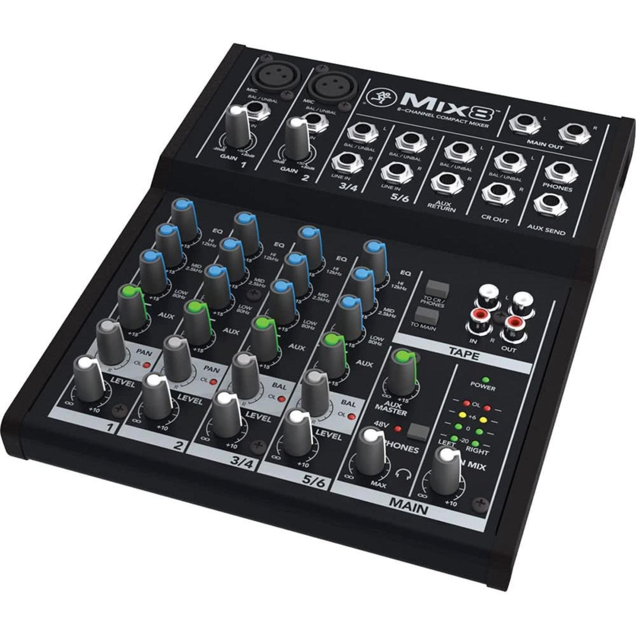 Mezcladora Mackie Mix8 Compacta 5 Canales
