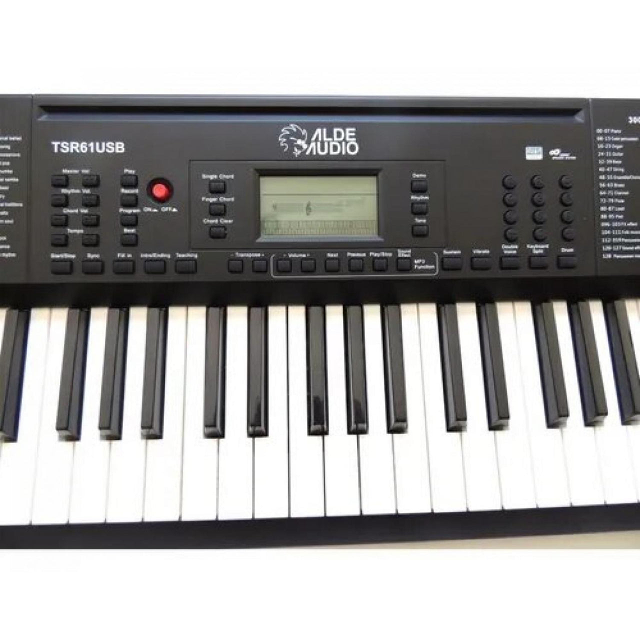 Teclado Alde Audio Tsr 61usb Electronico 61 Teclas 128 Voces