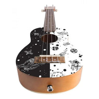 Thumbnail for Ukelele Soprano Bamboo Diseño Galactica Ukulele Con Funda
