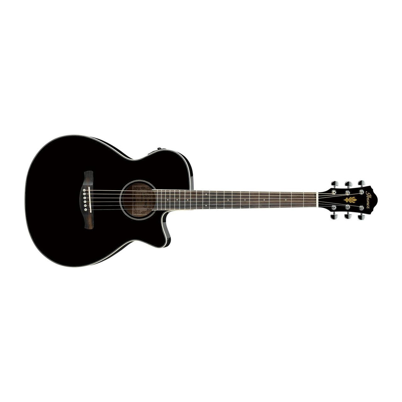 Guitarra Ibanez AEG8E-BK Electroacústica Negra