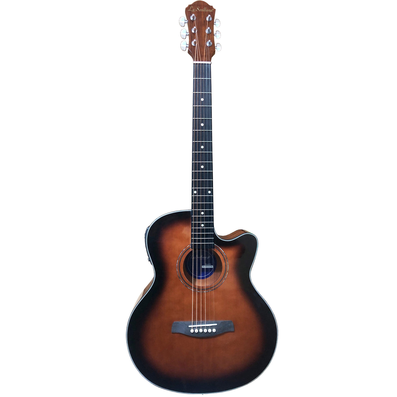 Guitarra Electroacustica Fo-300ceq Tsb La Sevillana Sombreada