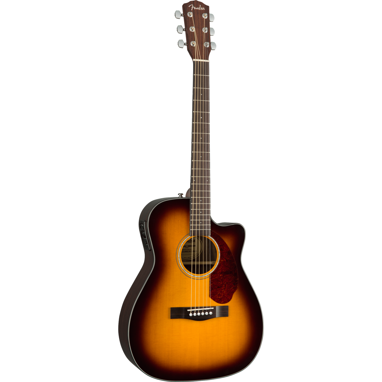 Guitarra Electroacustica Fender Cc-140sce Concert Sb W/c, 0970253332