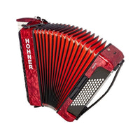 Thumbnail for Acordeon Hohner Bravo Iii 34 Teclas 72 Bajos Rojo C/funda, A16632