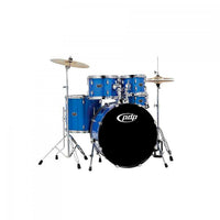 Thumbnail for Bateria Pdp 5 Pzas Color Midnight Blue C/herraje Crom., Pdma2215hc-mb