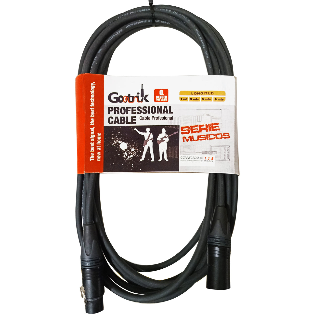 Cable Gotrik Gpp-6m ParaMmicrofono Canon A Canon Conector Negro 6 Metros