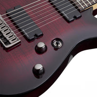 Thumbnail for Guitarra Eléctrica 8 Cuerdas Schecter Demon-8 Crb Red Burst