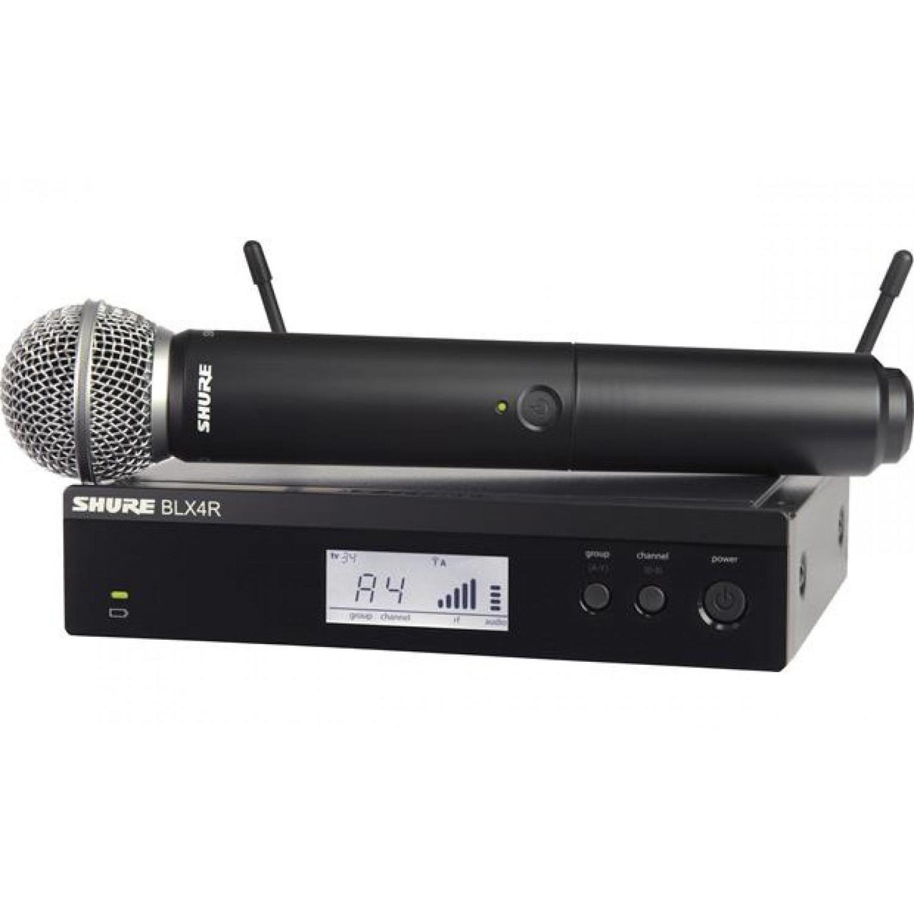 Microfono Shure Inalambrico C/receptor De Rack, Blx24r/sm58-k12