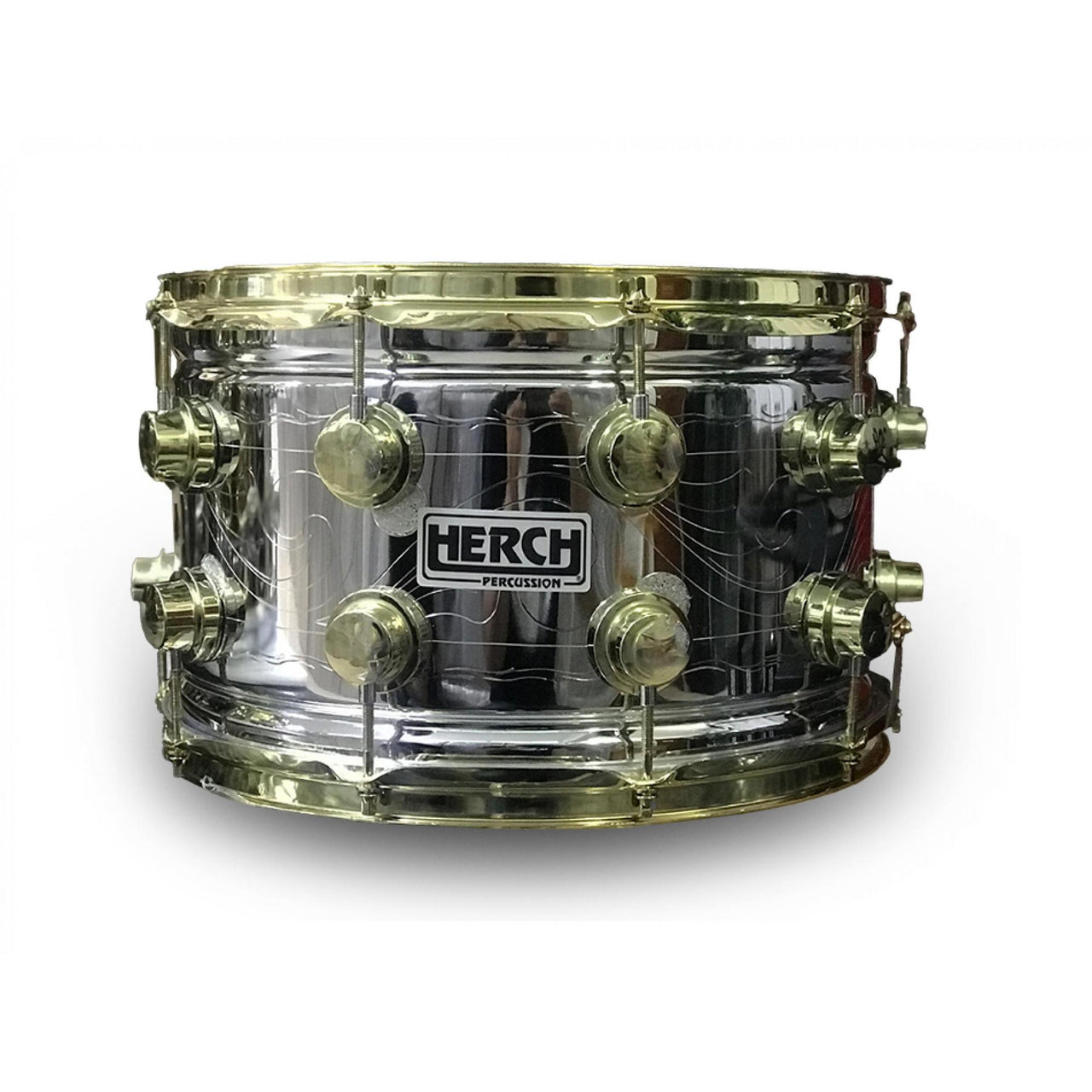 Tarola Herch 8x14 Cromada Rameada 10lxl