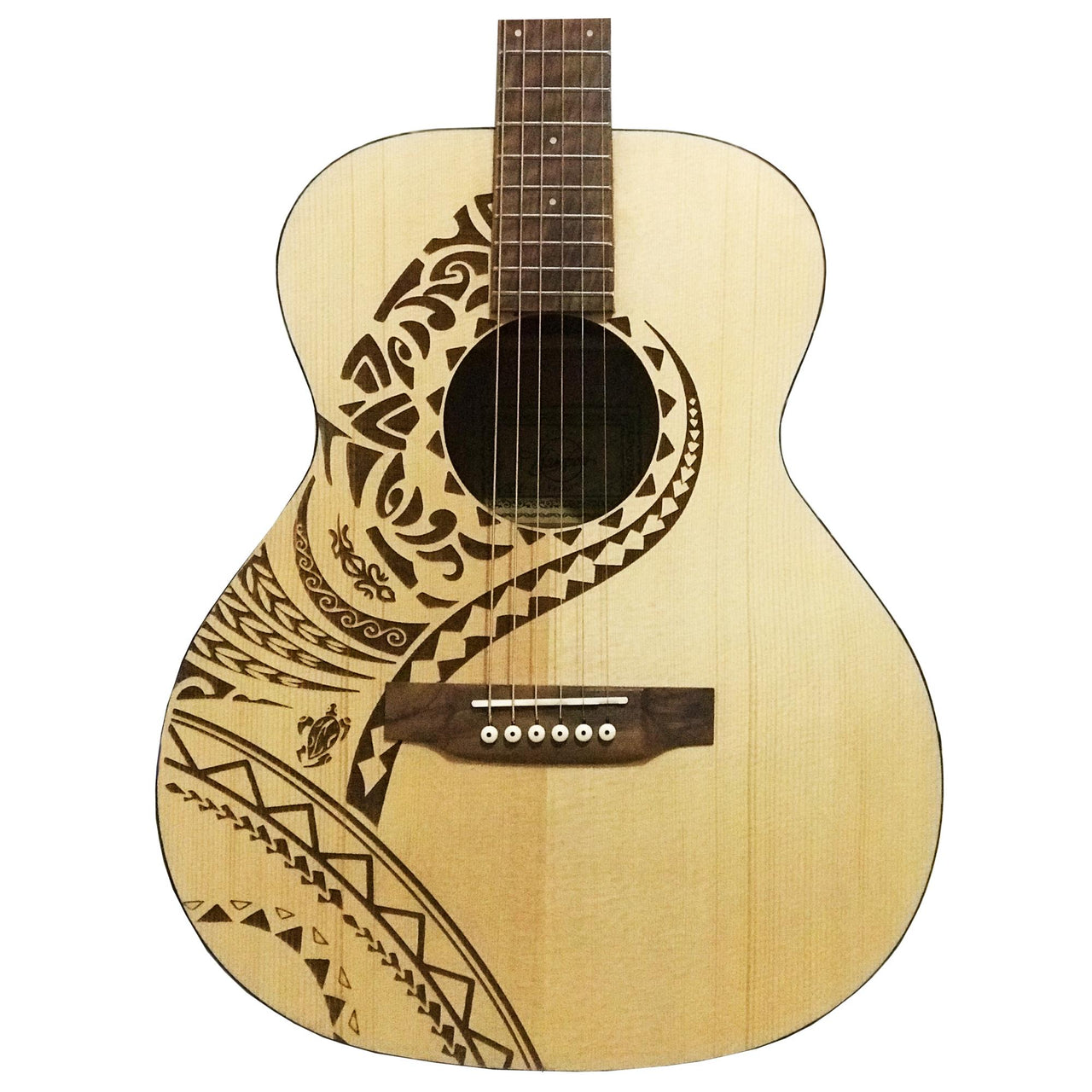 Guitarra Bamboo Ga-38-pacifica Acustica 38 Pulgadas Con Funda