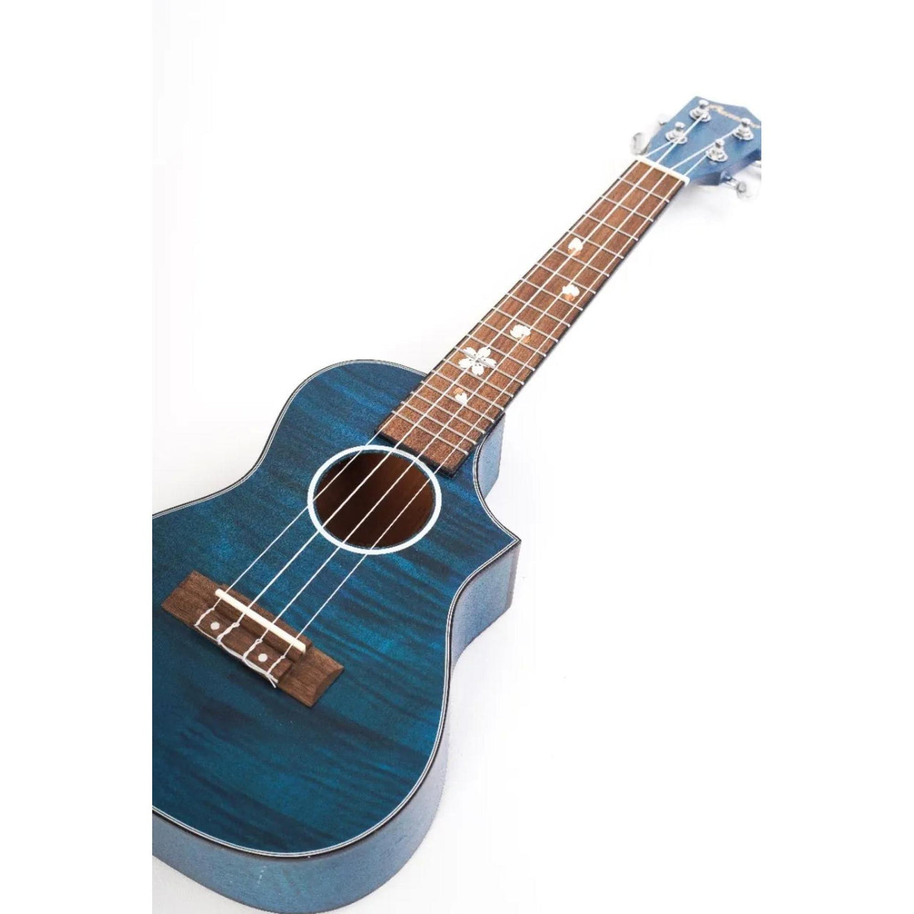 Ukulele Concierto Bamboo Bu-23-blossom-bl Con Funda