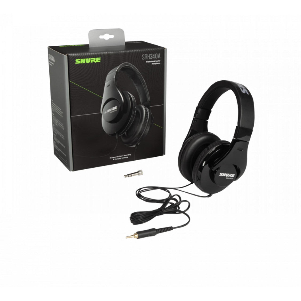 Audifonos Shure Srh240a Profesionales Negro