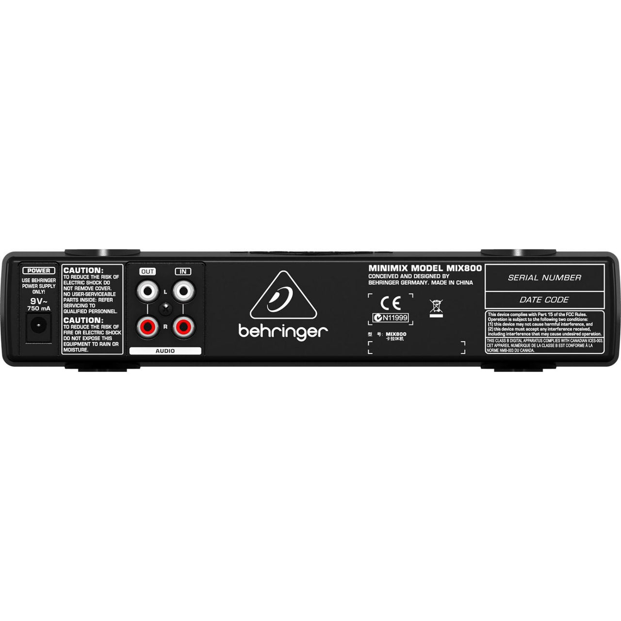 Procesador Behringer Mix-800 De Efectos Vocal