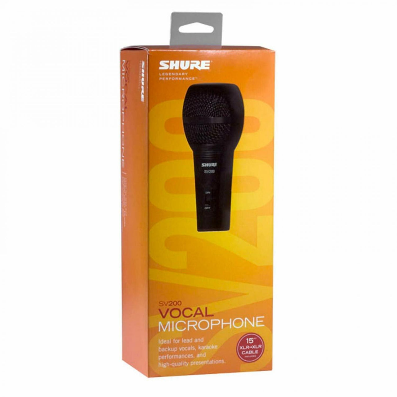 Microfono Shure Bobina Movil C/cable, Sv200w