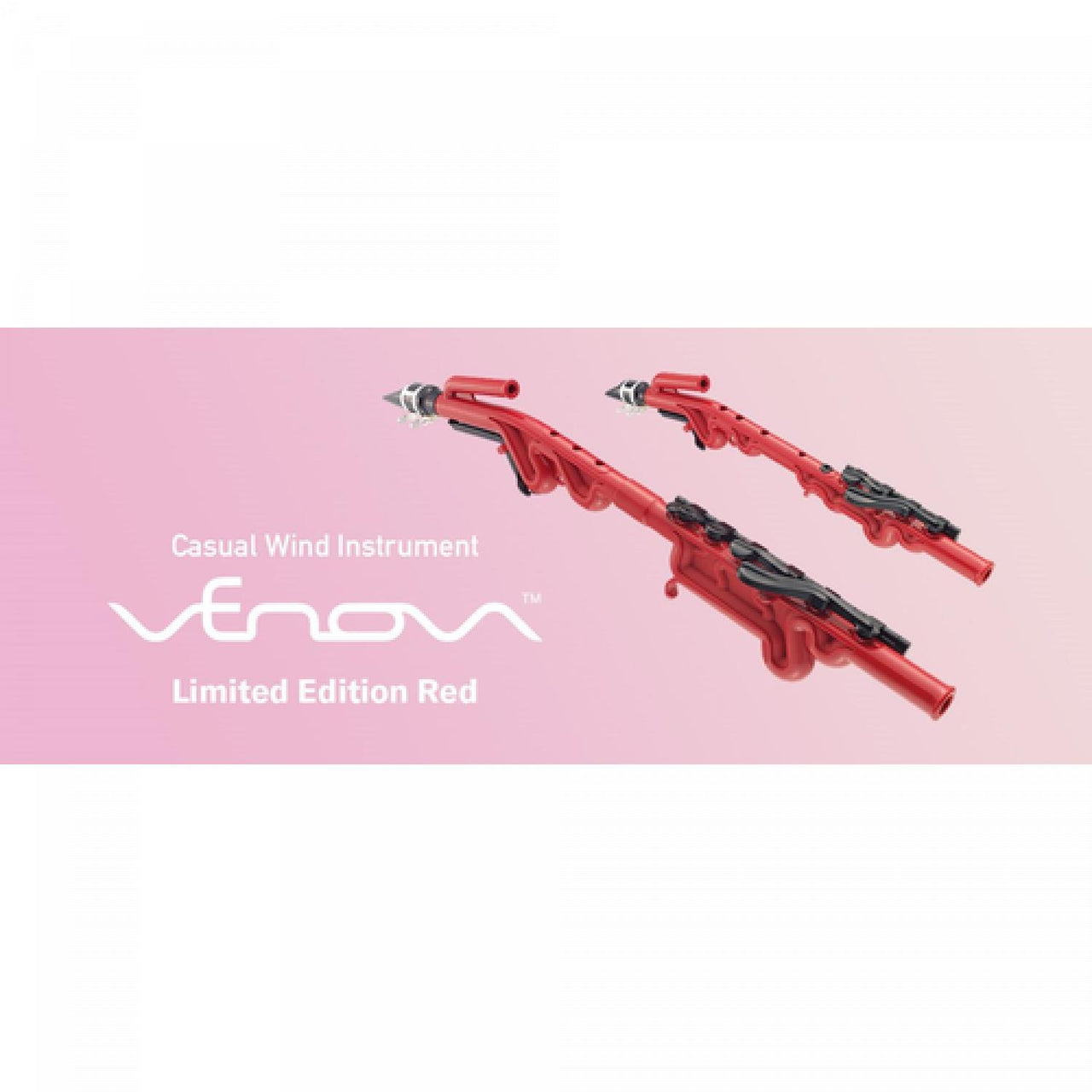 Saxofon Yamaha Venova Rojo Mini Portatil Yvs100 rd