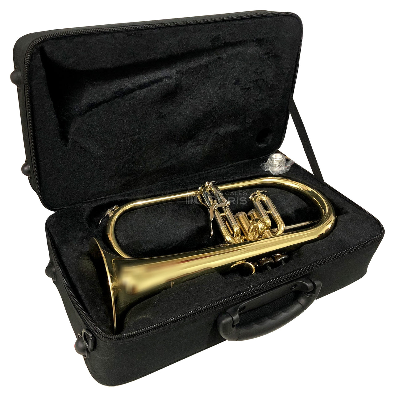 Flugel Horn Bugle Silvertone Slfh001 Laqueado 3 Embolos  1 Valvula