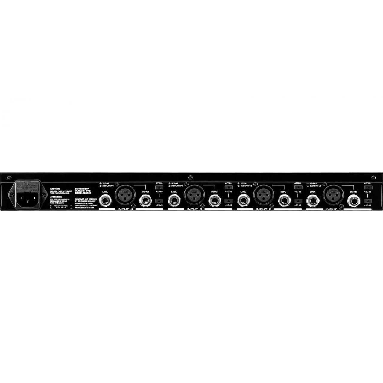 Caja Directa Behringer Activa De 4 Canales Di4000