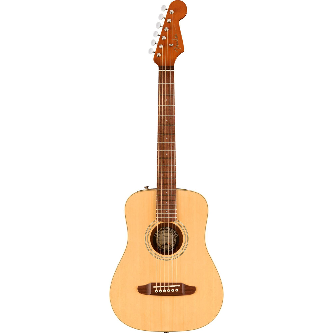 Guitarra Acustica Fender Redondo Mini C/funda Nat, 0970710121