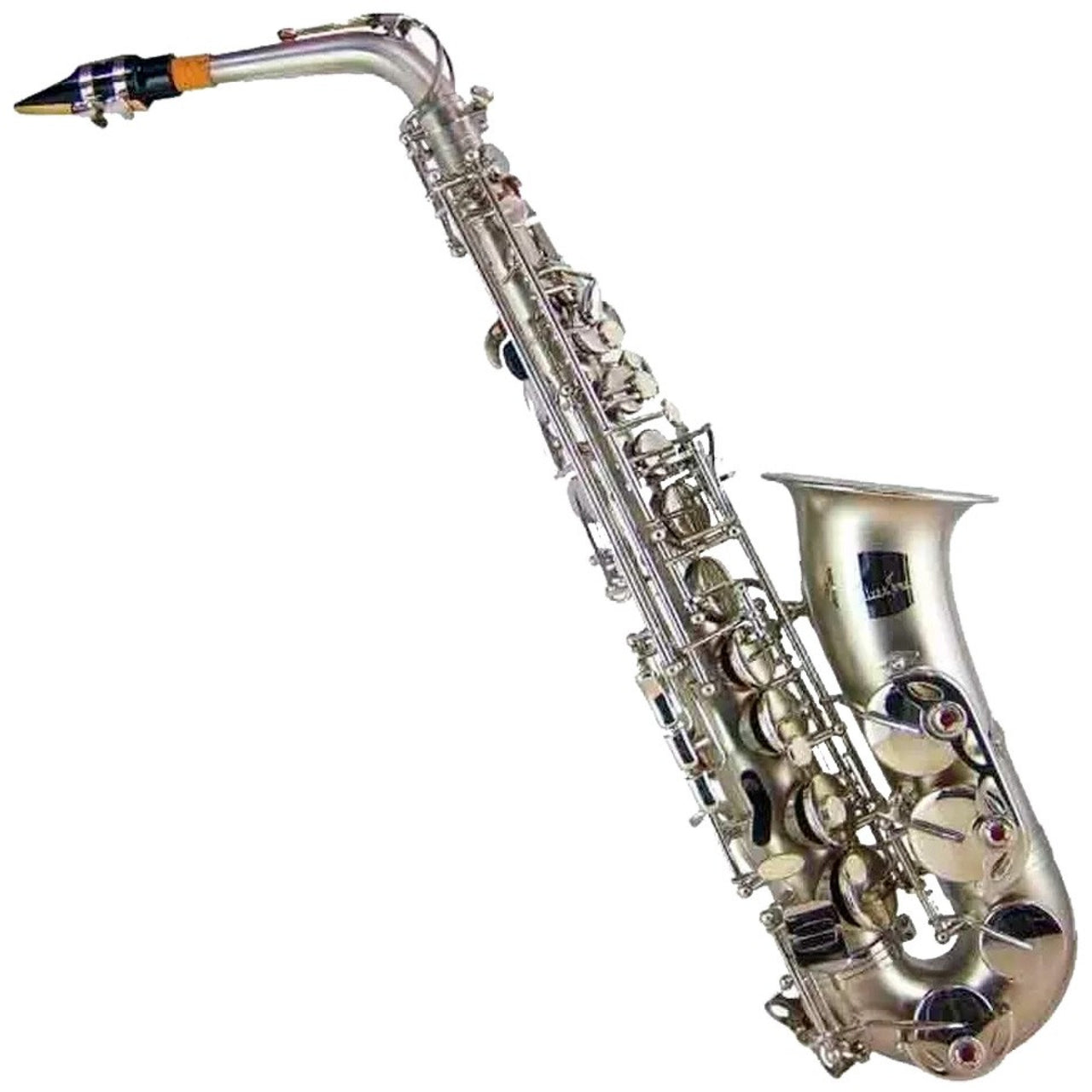 Saxofon Alto Silvertone Slsx016 Eb Niquelado Mate