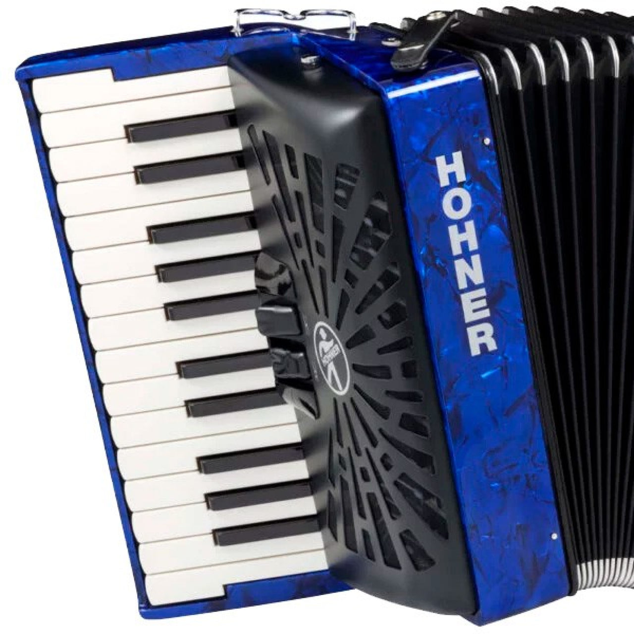 Acordeon Hohner Bravo Ii 26 Teclas 48 Bajos 2reg. Azul, A16541s