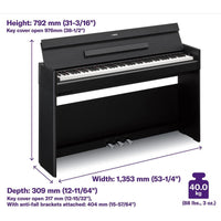Thumbnail for Piano Yamaha Arius Slim Negro Mate C/adaptador Pa-300c, Ydps54b