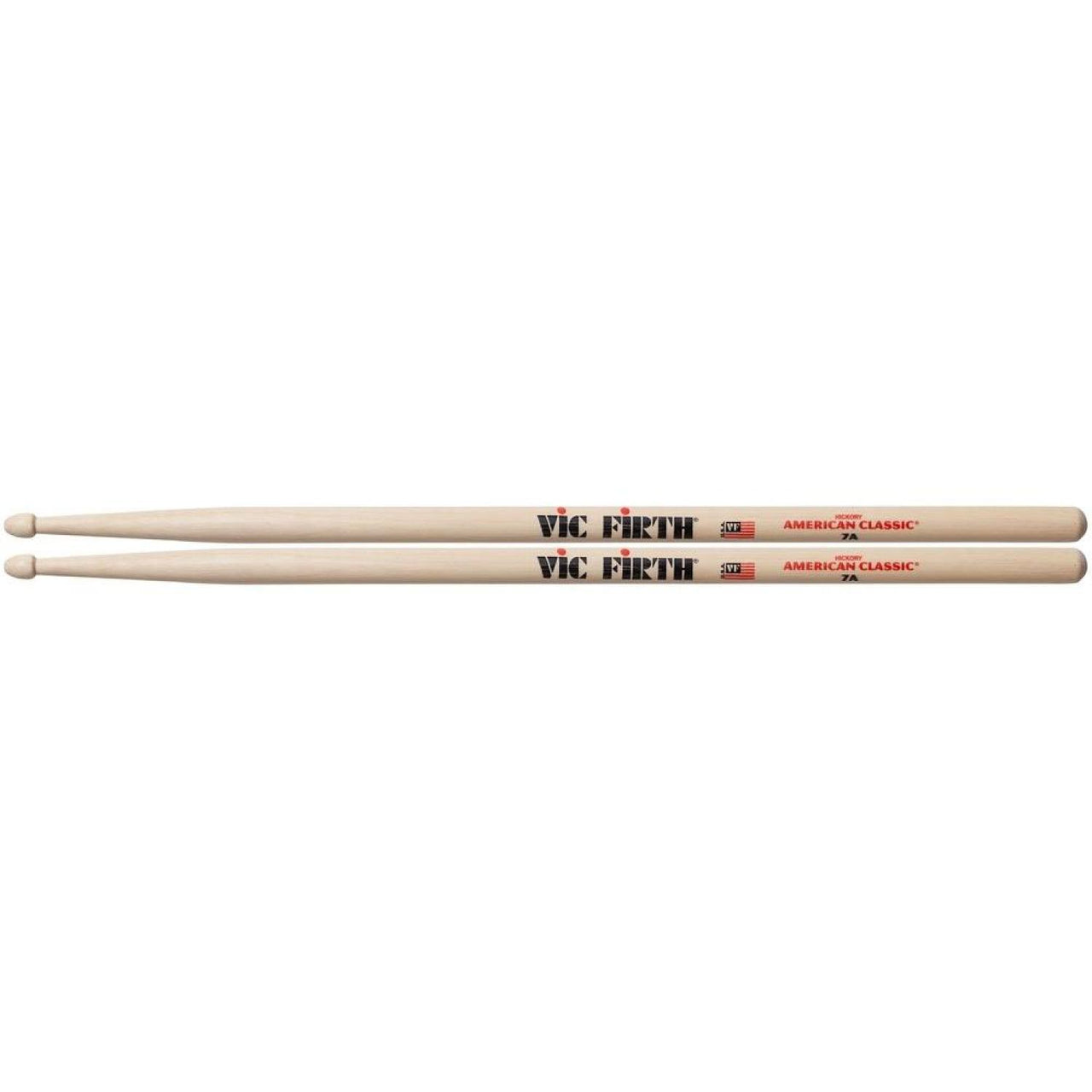 Baquetas Vic Firth Punta Madera Natural 7a